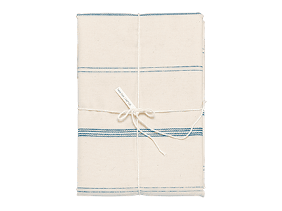 رومیزی سفید آبی - هشت نفره